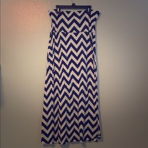 Chevron skirt